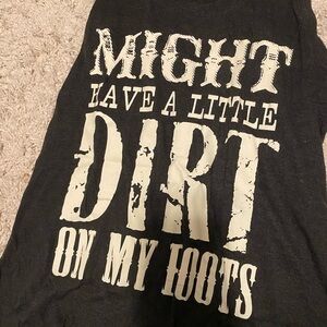 Woman’s Black Graphic Tank Top